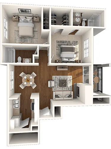 Floor plan Mount Bonnell