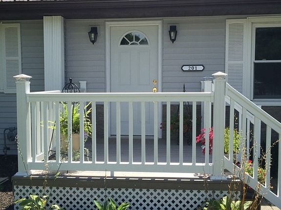 Adorable Composite Front Porch