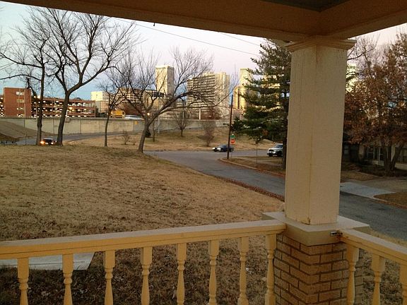 Front Porch View of Downtown Tulsa Skyline