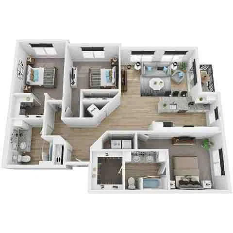 Floor plan Zeppelin