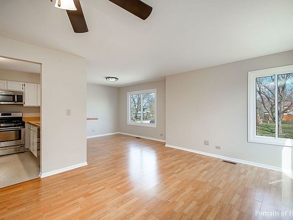 Laminate Floor, Lighted Ceiling Fan