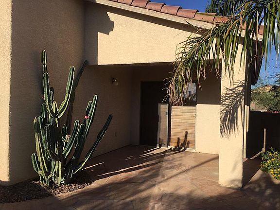 Covered back patio
