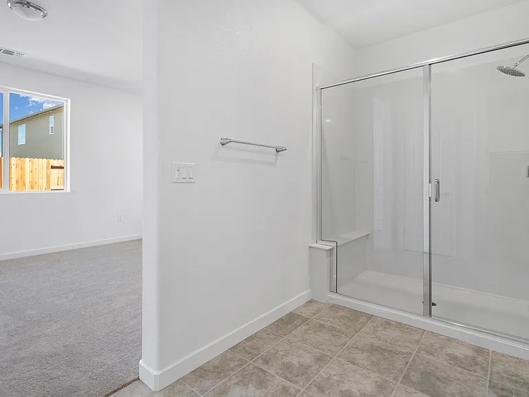 Master shower