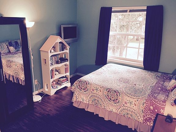 Bright open bedroom