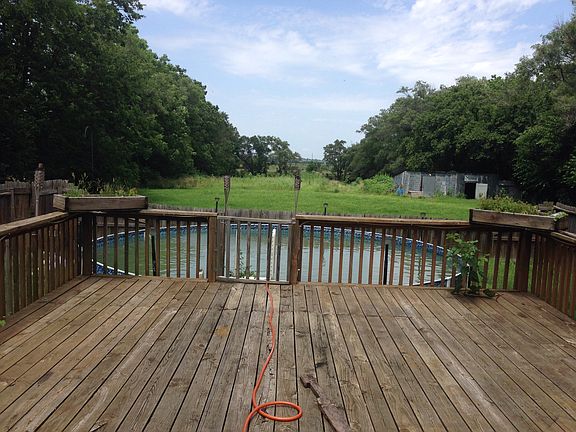 View from patio door , deck 