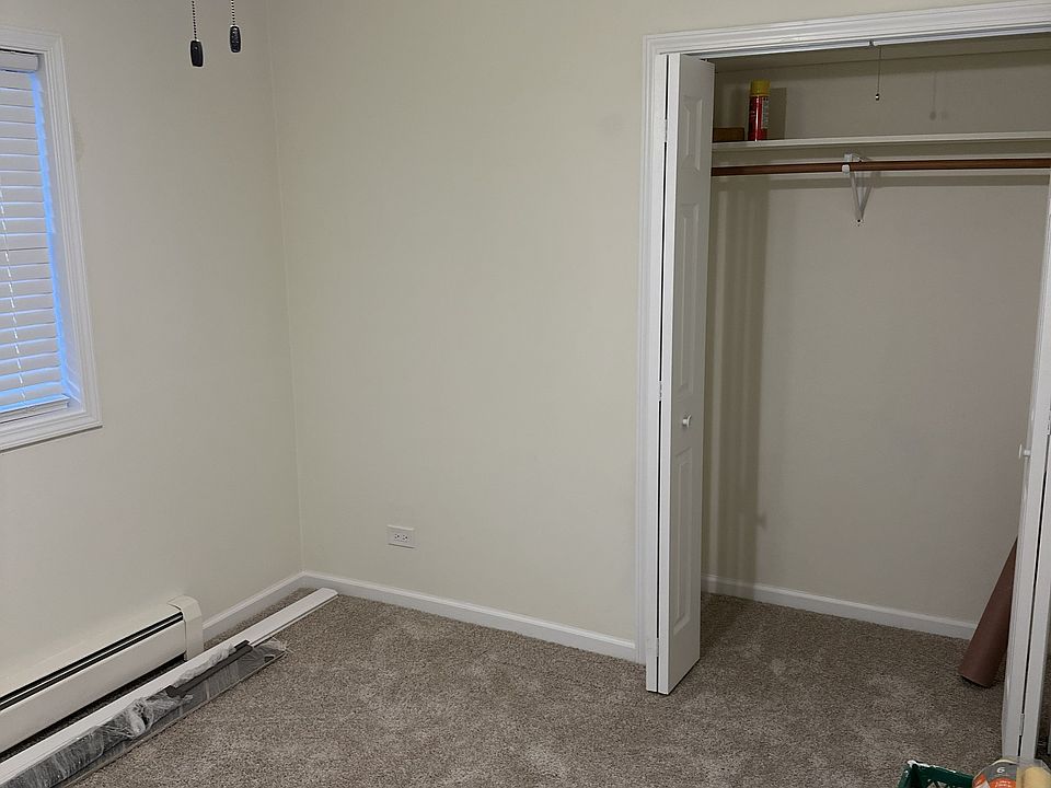 Completely redone. New carpet, fresh paint. Ceiling fan.