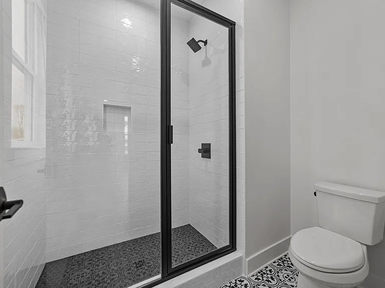 Full tile shower