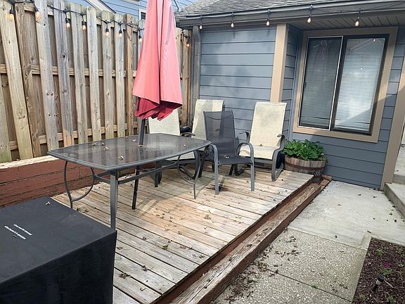 Front entrance deck pov from gate