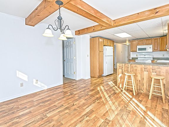 Remodeled kitchen with breakfast bar