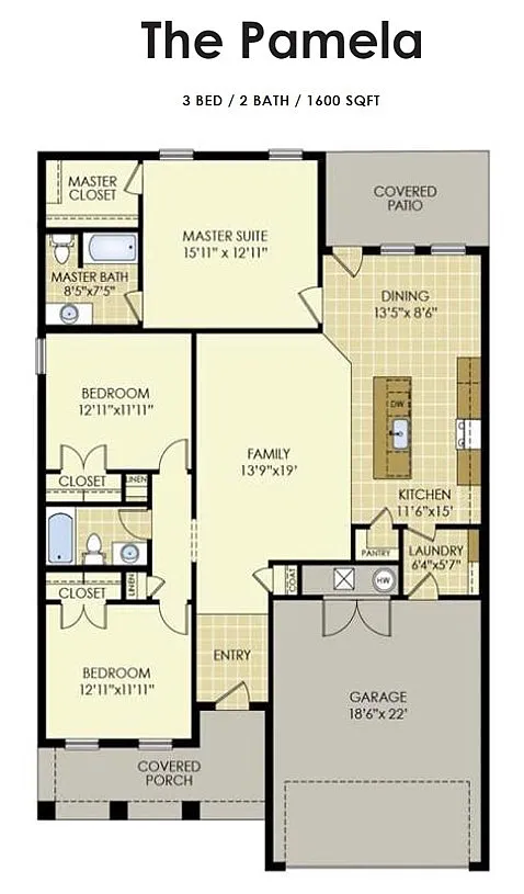 Floor plan The Pamelia