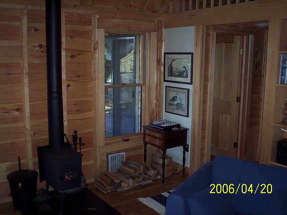 Inside the new cabin