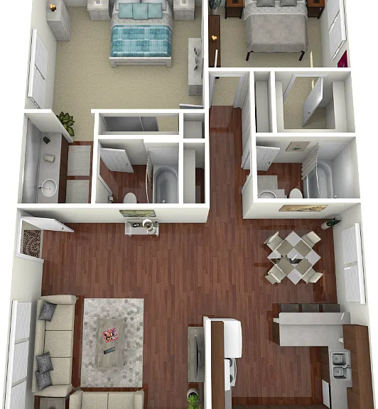 Plan C Floorplan Diagram
