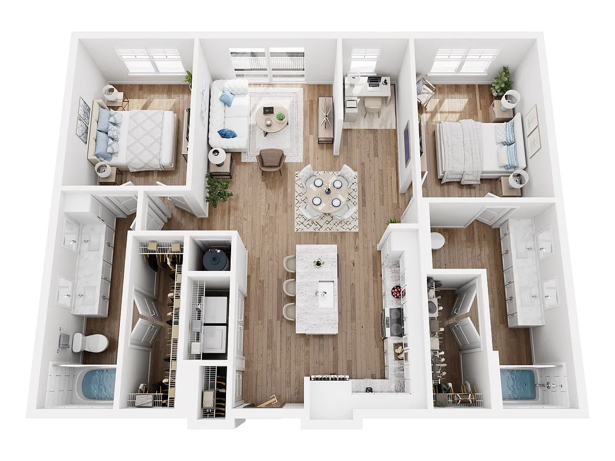 Floor plan Pearl ADA