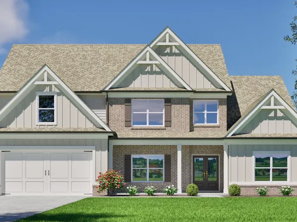 (GA) The Brunswick | Front Entry Plan, Spring Creek