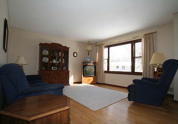 living room with hardwood