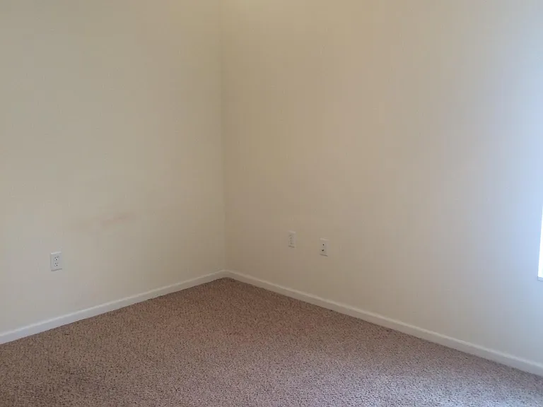 One of two bedrooms in the apartment