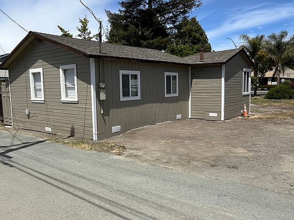 Back and side of the House