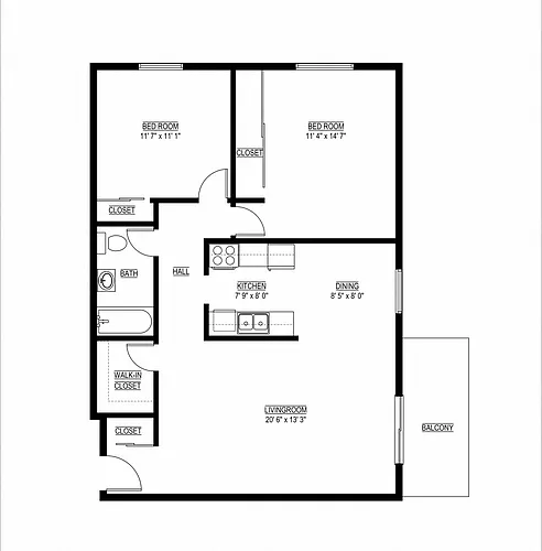Floor plan The Elm