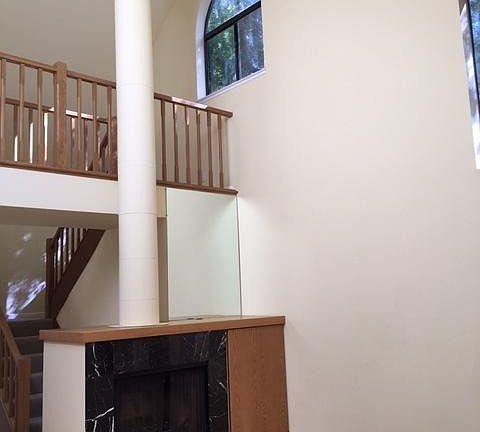 Fireplace in living room