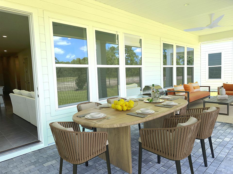 Dine al fresco or entertain friends our on the patio. (Photo is virtually staged).