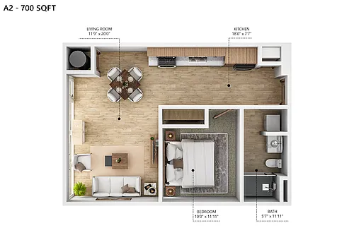 Floor plan A2