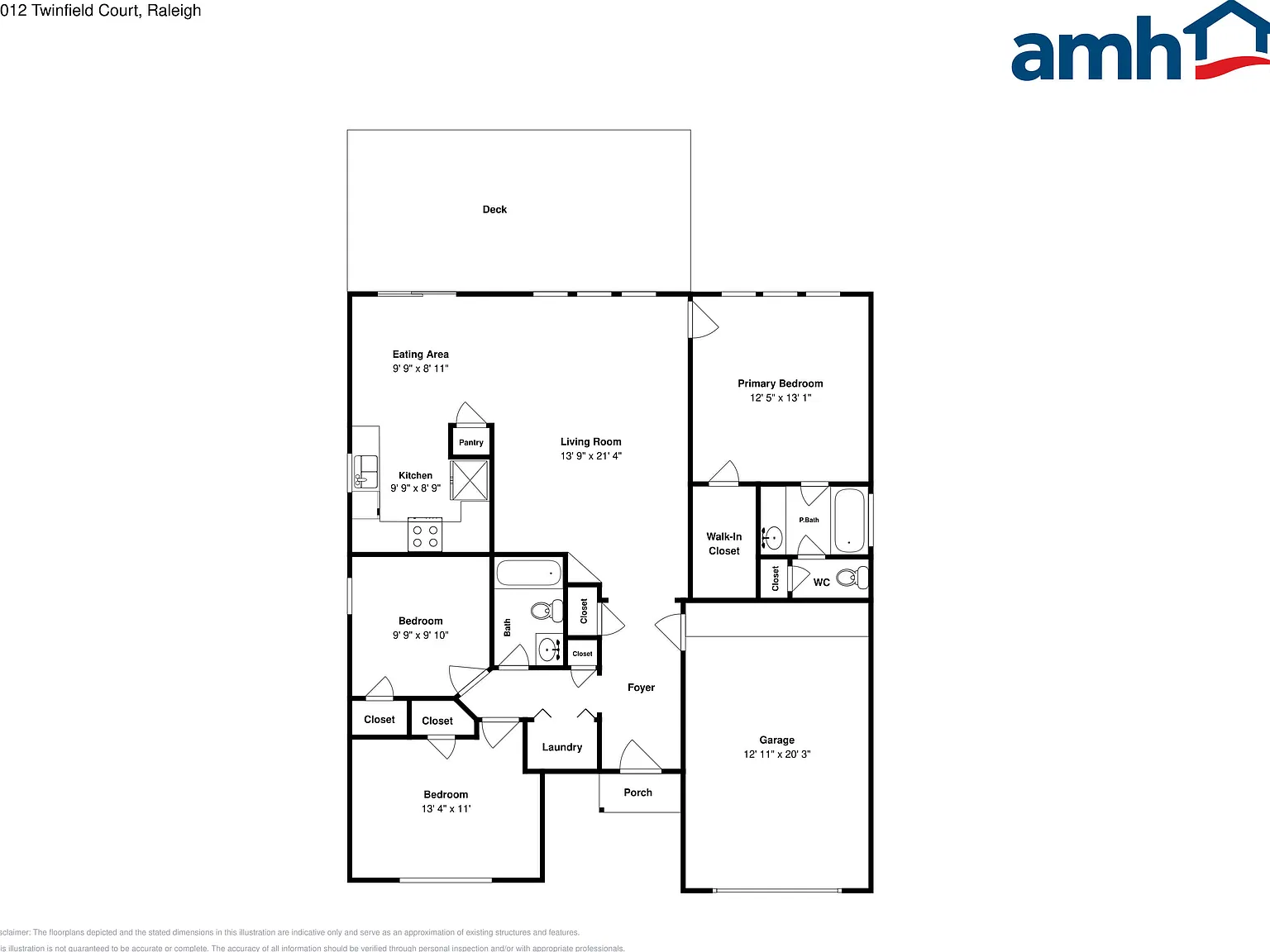 3 bed, 2.0 bath, 1268 sqft, $1,870 — Photo 2