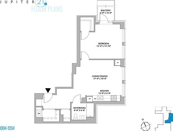 2nd image of 21 E 1st St APT 1004