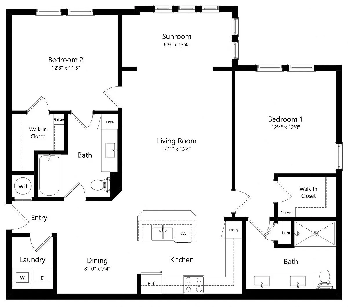 Floor plan EDENROC