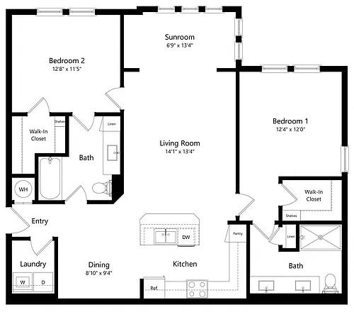 Floor plan EDENROC