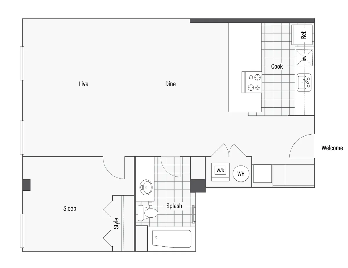 Floor plan B