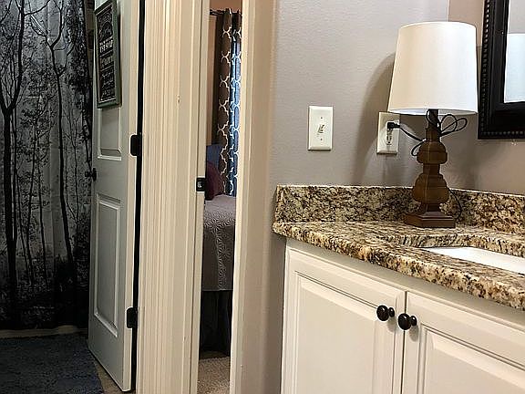 Jack and Jill bathroom 