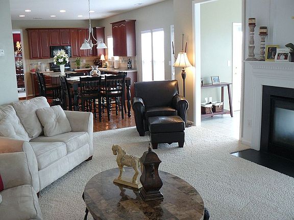 2-sided, see-thru fireplace between great room & sunroom