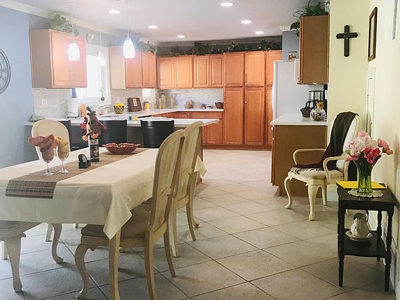 Dining room and kitchen