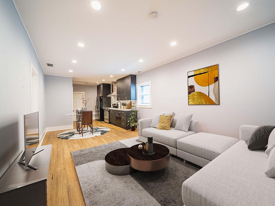 Entrance/Living Area, virtually staged.