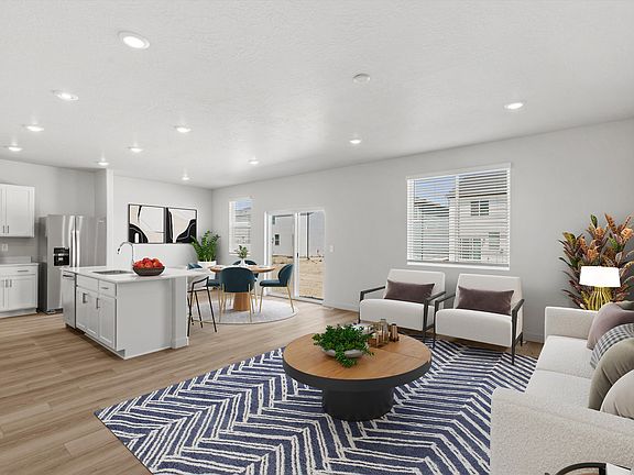 Emerald floorplan interior photo taken at a Meritage Homes community in Eagle Mountain, UT.