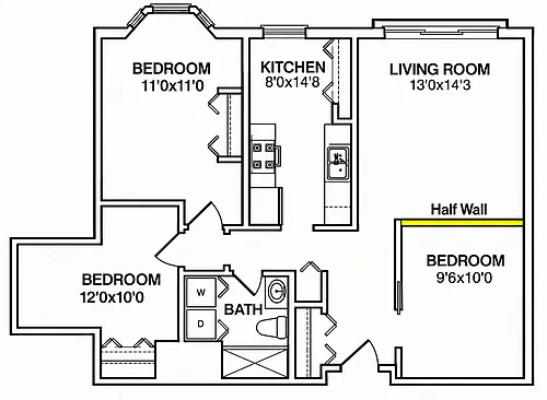 Floor plan 1740 3C