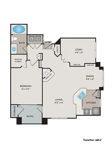 Floor plan Tavertine