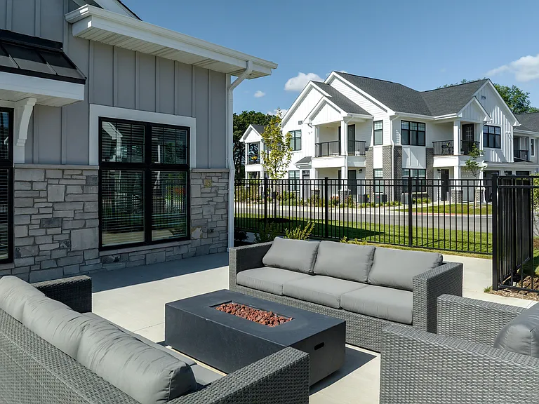 Seasons at Elgin Exterior Gas Firepit