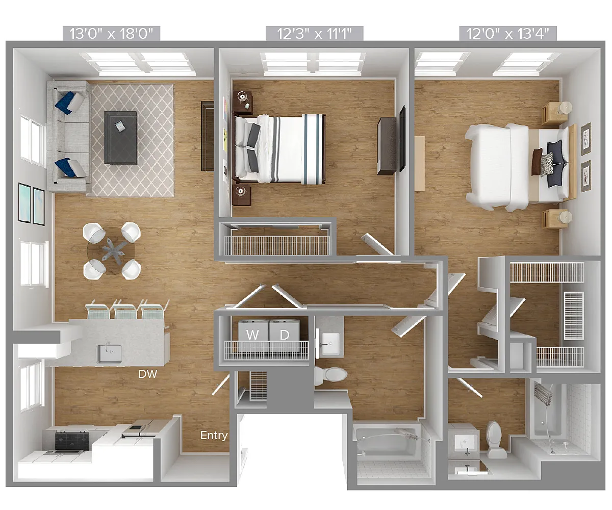 Floor plan B6