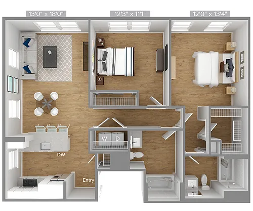 Floor plan B6