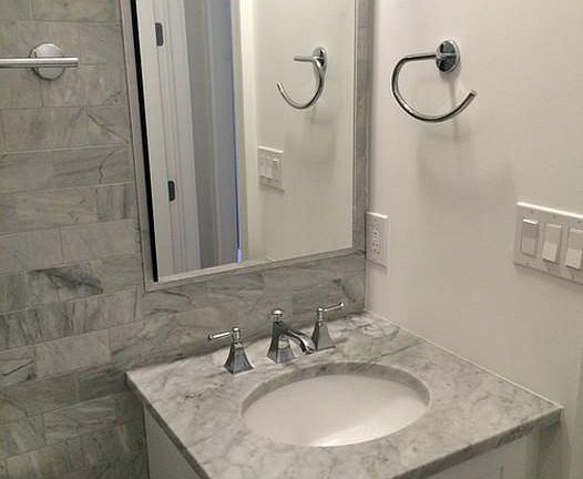 Sink with Marble Counter