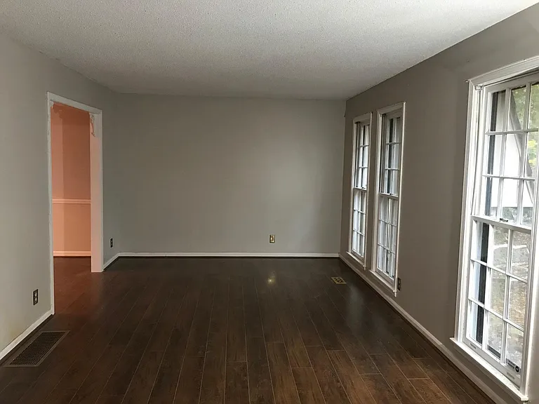 living room (new floor, new paint)