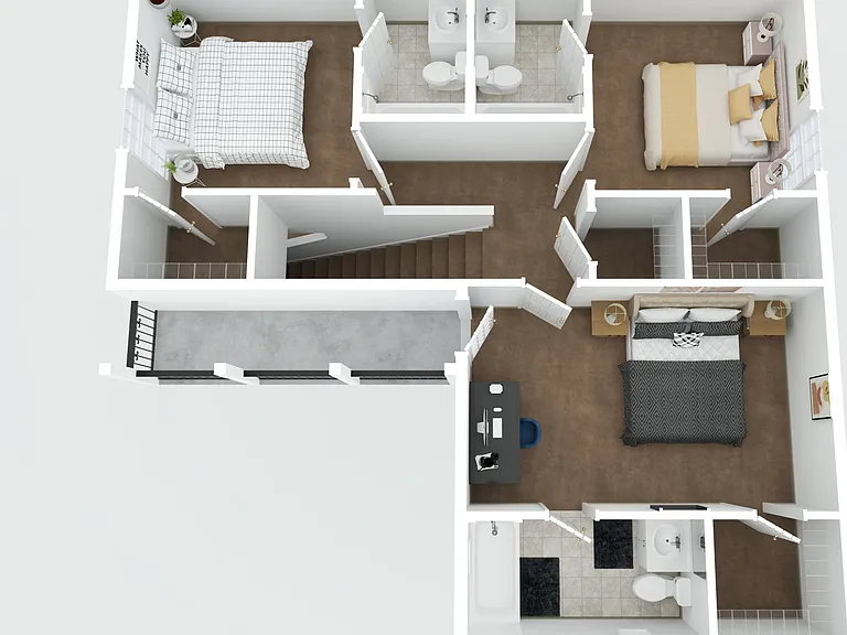 Upstairs