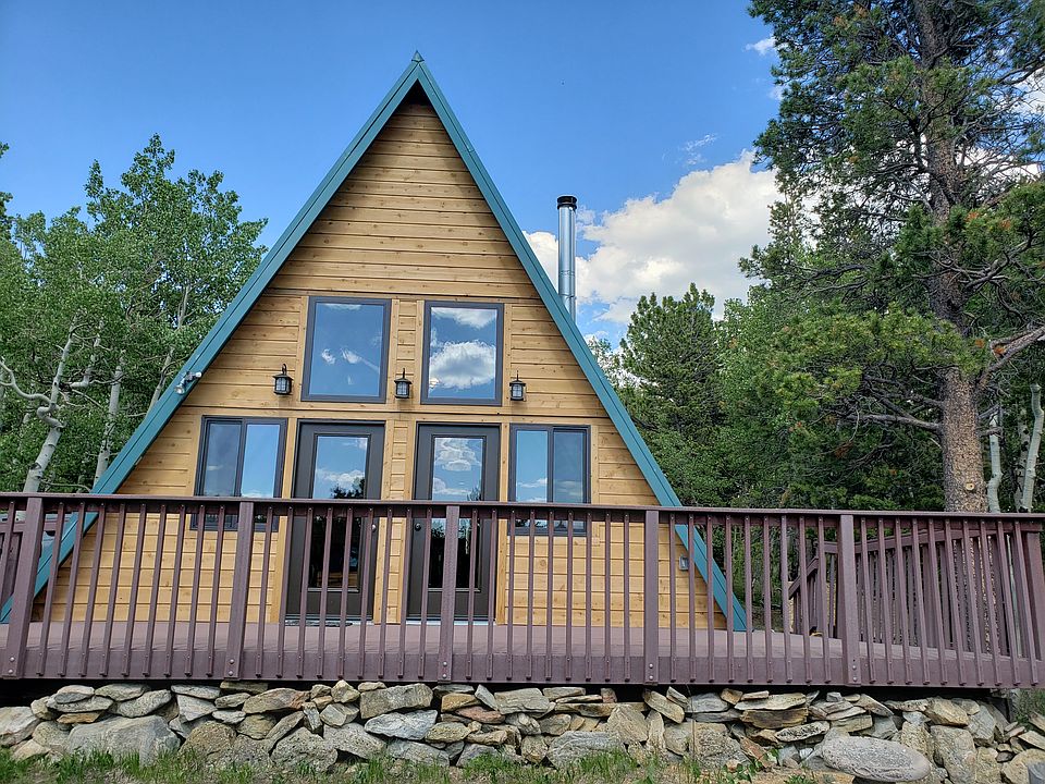 Two bedroom Aframe on 5 acres of private land.