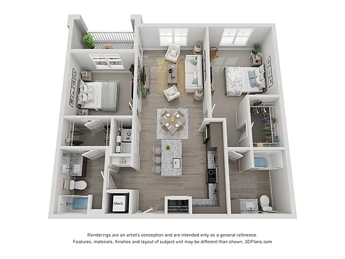 Floor plan The Washington