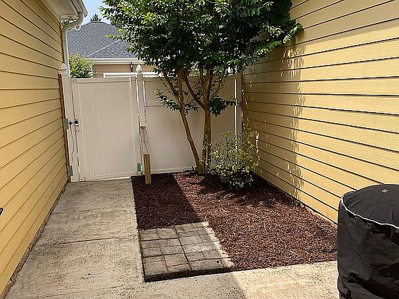 Private patio