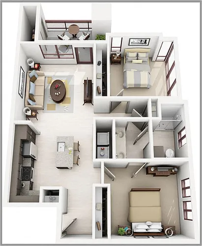 Floor plan B1