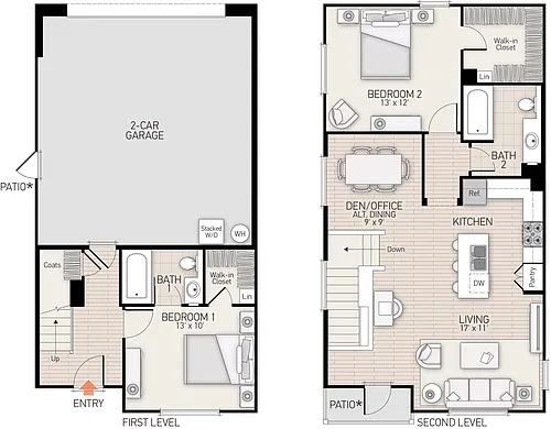 Floor plan Domicilio - Plan P