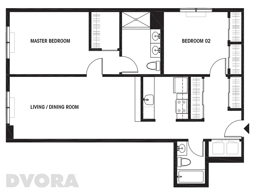 Floor plan 206-406