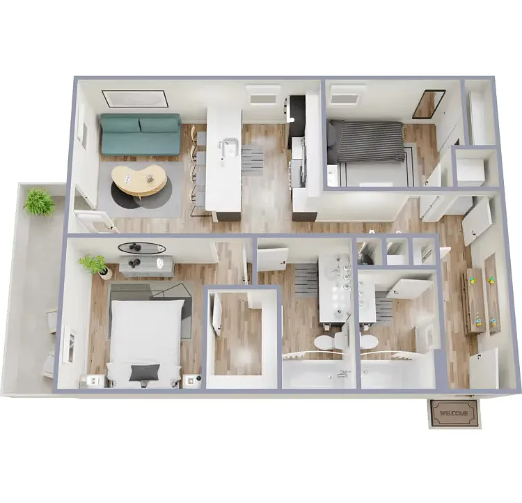 Floor plan B2